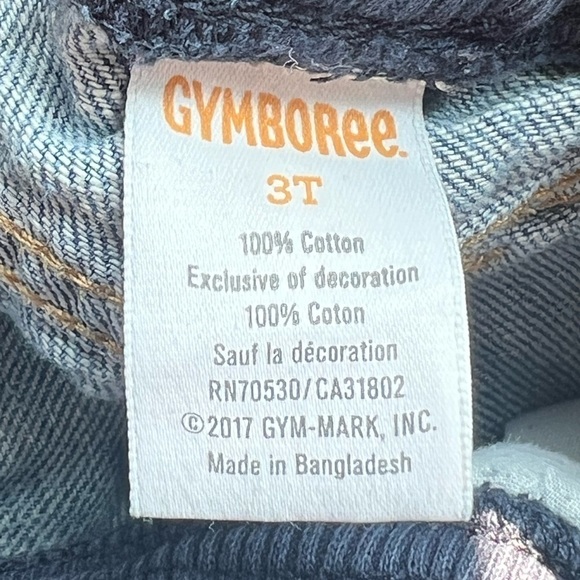 Gymboree Straight Leg Elastic Waistband Jeans Size 3T Kids - Picture 2 of 4